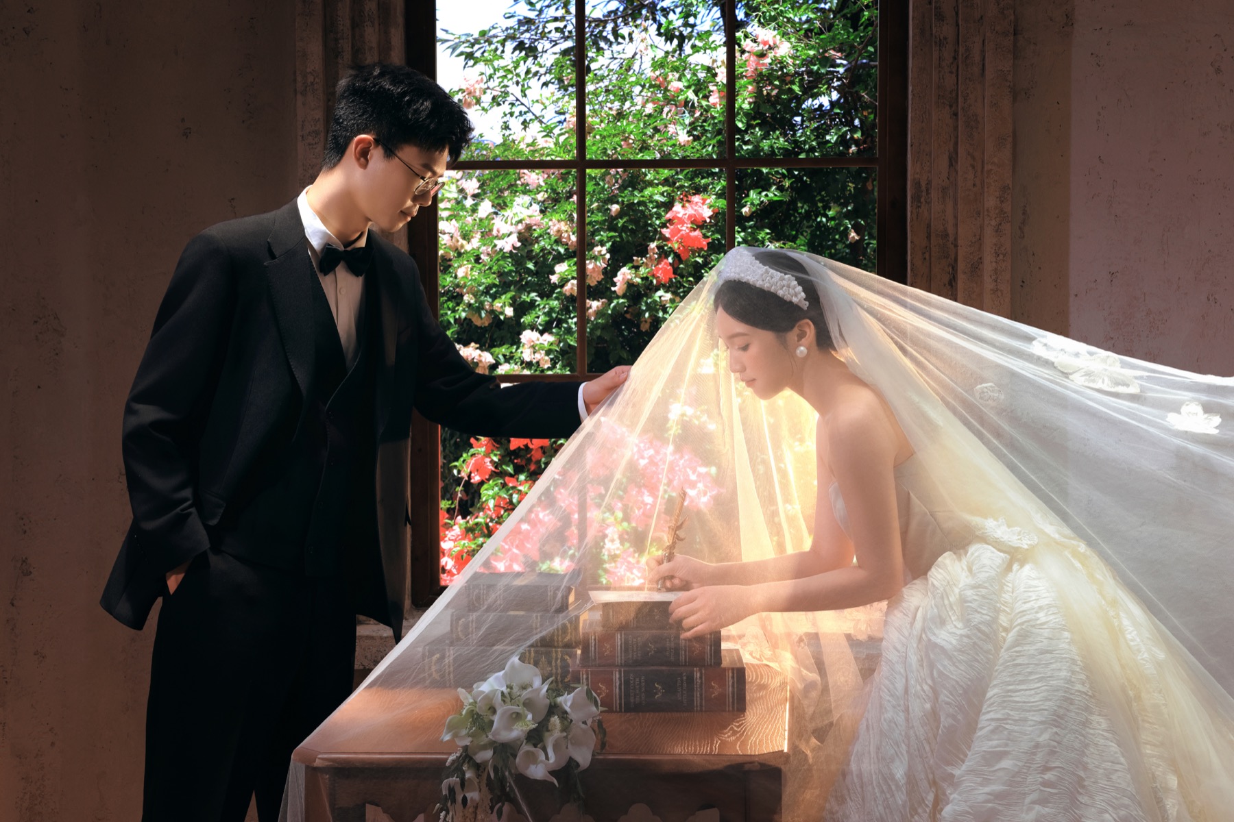 冯泽霖与阙美婷婚纱照，第 2 幕第 4 帧